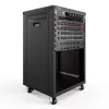 DIGITUS 16U AVS statīvs 780x507x460 mm vītņoti montāžas caurumi ritentiņi melns