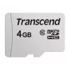 TRANSCEND Micro Sdhc Card 300s 4GB Uhs-i U1 bez adaptera