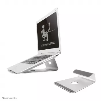 Neomounts NSLS025 Laptop statīvs 10-17 collas - universāls, Laptop statīvs, Sudraba, Alumīnijs, 25,4 cm (10 collas), 43,2 cm (17 collas), 5 kg