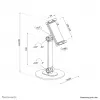 Neomounts DS15-540BL1 Planšetdatora statīvs 4.7-12.9 collas - universāls