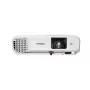 Galda projektors Epson EB-W49 — 3LCD, WXGA 1280×800, 3800 ANSI lm, 16:10, 1,2x manuāls tālummaiņas objektīvs, 2,7 kg, balts