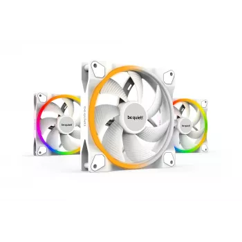 be quiet! Light Wings White | 140mm PWM Triple Pack Datora korpusa ventilators 14 cm 3 gab.