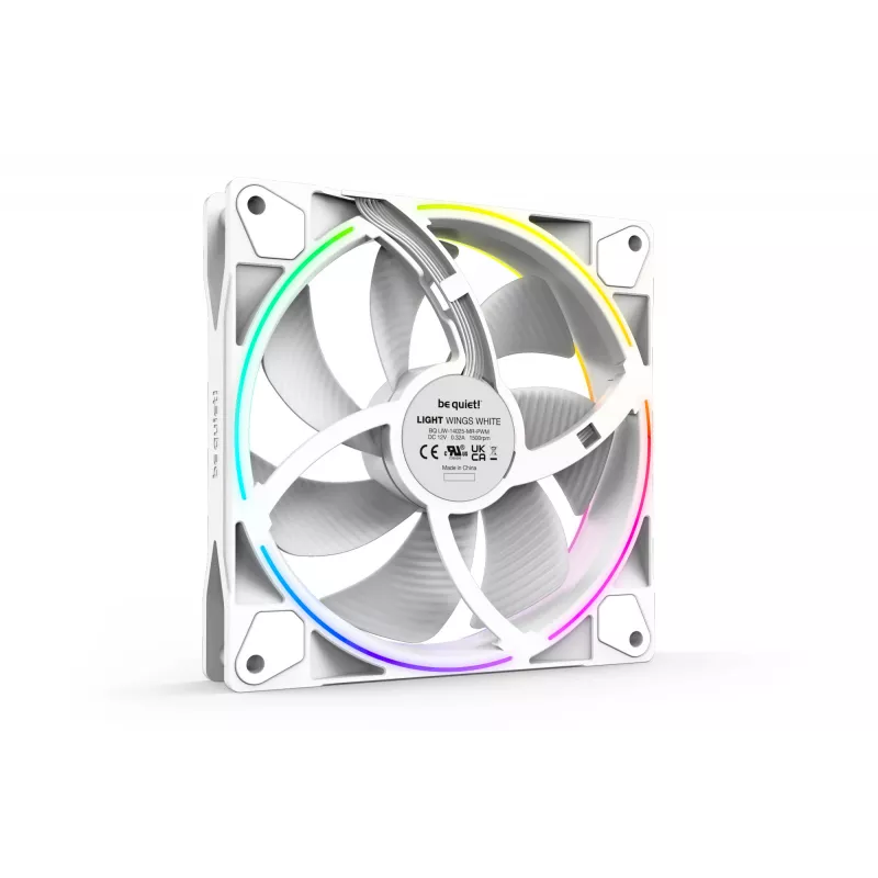 be quiet! Light Wings White | 140mm PWM Triple Pack Datora korpusa ventilators 14 cm 3 gab.