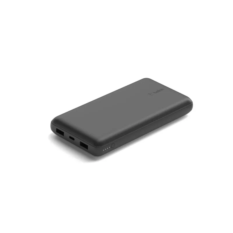BELKIN 20k ārējais akumulators USB-A un C 15 W melns