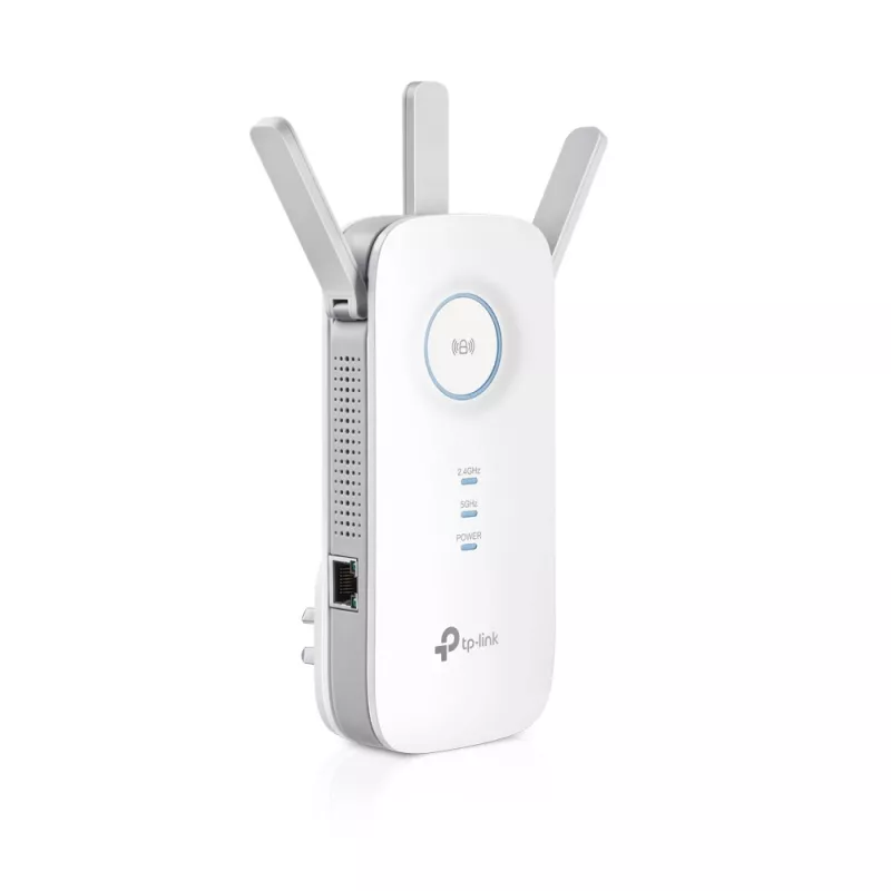 TP-Link RE450 tīkla raidītājs un uztvērējs Balts 10, 100, 1000 Mbit/s