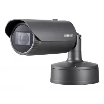 Hanwha Vision WiseNet X XNO-6080R āra cilindriskā IP kamera, 2 MP, 2,8-12 mm, diena/nakts, pret vandālismu izturīga, pelēka