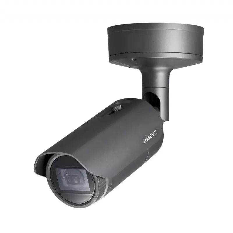 Hanwha Vision WiseNet X XNO-6080R āra cilindriskā IP kamera, 2 MP, 2,8-12 mm, diena/nakts, pret vandālismu izturīga, pelēka