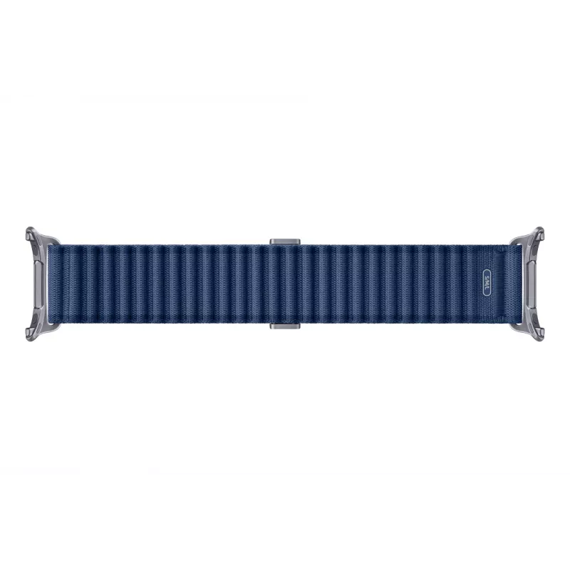 Samsung Trail siksna Galaxy Watch Ultra, Siksna, Viedpulkstenis, Zila, Samsung, Galaxy Watch Ultra, Titāns, Neilons, Nerūsējošais tērauds