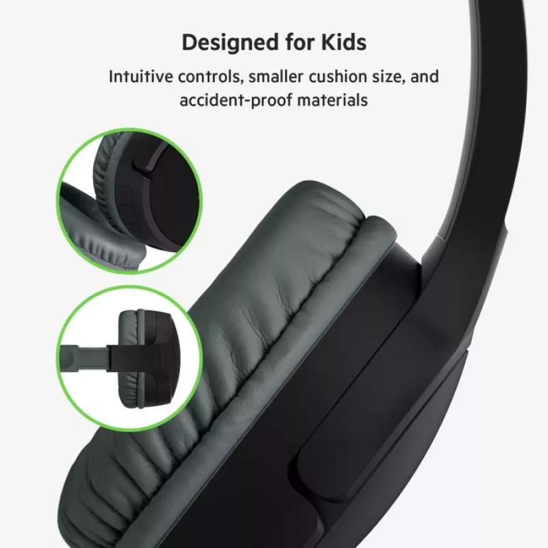 BELKIN Headset Kids - Soundform Kids - Stereo - Melns