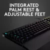 Spēļu tastatūra Logitech G G213 Prodigy pilna izmēra RGB LED vadu