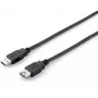 Equip USB 3.0 Type A pagarinātāja kabelis, vīrietis pret sievieti, 2m, 2 m, USB A, USB A, USB 3.2 Gen 1 (3.1 Gen 1), Vīrietis/Sieviete, Melns