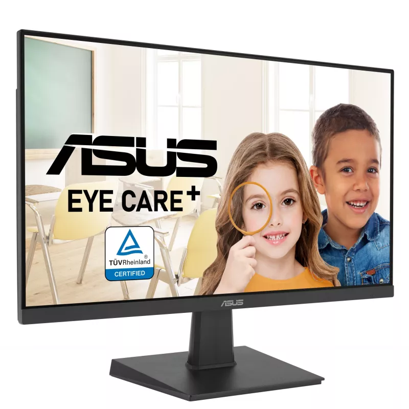 27 collu ASUS VA27EHF IPS LCD monitors, Full HD 1920x1080, 1 ms, 178° skata leņķi, VESA, Melns