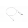 TARGUS Hyper 4k USB-C uz HDMI kabelis - balts