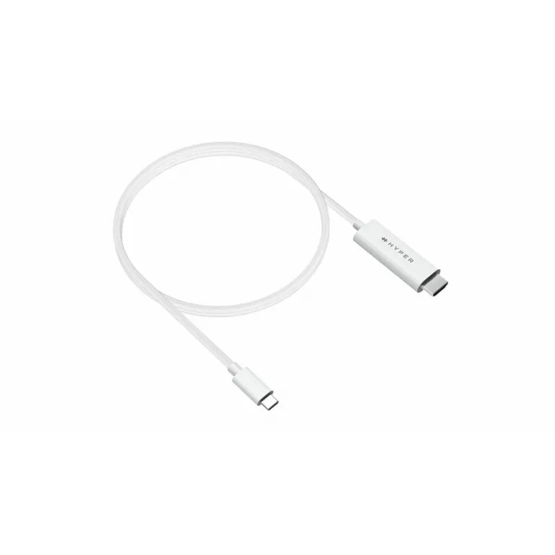 TARGUS Hyper 4k USB-C uz HDMI kabelis - balts