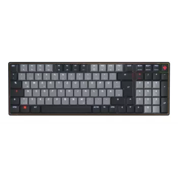 CHERRY KW 550 MX LP tastatūra Mājai/Birojam USB + Bluetooth QWERTZ Melna