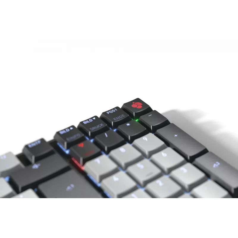 CHERRY KW 550 MX LP tastatūra Mājai/Birojam USB + Bluetooth QWERTZ Melna