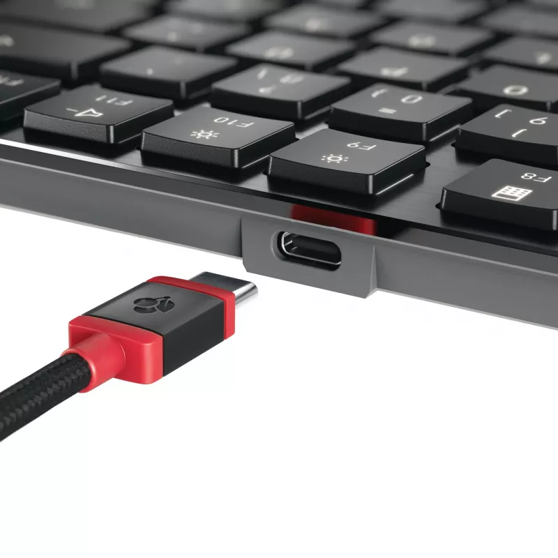 CHERRY KW X ULP 2.0 MINI tastatūra Mājai/Birojam USB + RF bezvadu + Bluetooth QWERTZ vācu melna