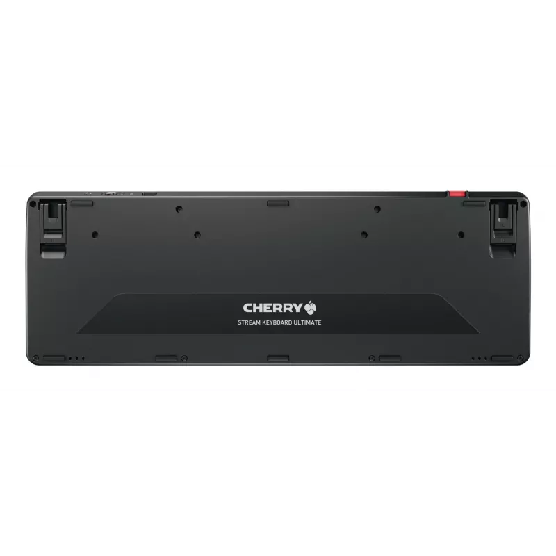 CHERRY Stream Ultimate tastatūra Mājai/Birojam USB + RF bezvadu + Bluetooth QWERTZ vācu Melna