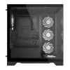 XPG INVADER X Mid-Tower Melns, Midi Tower, PC, Melns, ATX, micro ATX, Mini-ITX, SPCC, 17.5 cm