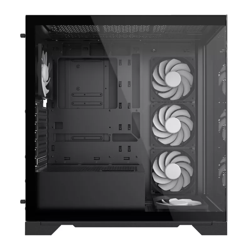 XPG INVADER X Mid-Tower Melns, Midi Tower, PC, Melns, ATX, micro ATX, Mini-ITX, SPCC, 17.5 cm