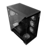 XPG INVADER X Mid-Tower Melns, Midi Tower, PC, Melns, ATX, micro ATX, Mini-ITX, SPCC, 17.5 cm