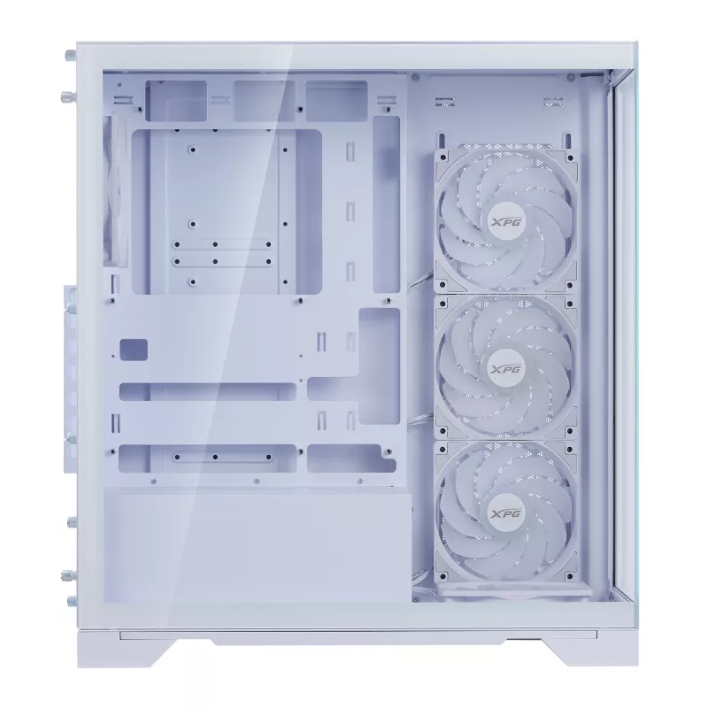 XPG INVADER X BTF MID-TOWER-CASE White, Midi Tower, PC, White, ATX, micro ATX, Mini-ATX, SPCC, Tempered glass, 17.5 cm