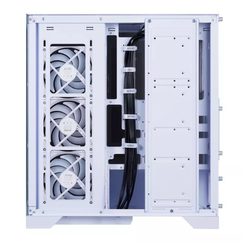 XPG INVADER X BTF MID-TOWER-CASE White, Midi Tower, PC, White, ATX, micro ATX, Mini-ATX, SPCC, Tempered glass, 17.5 cm