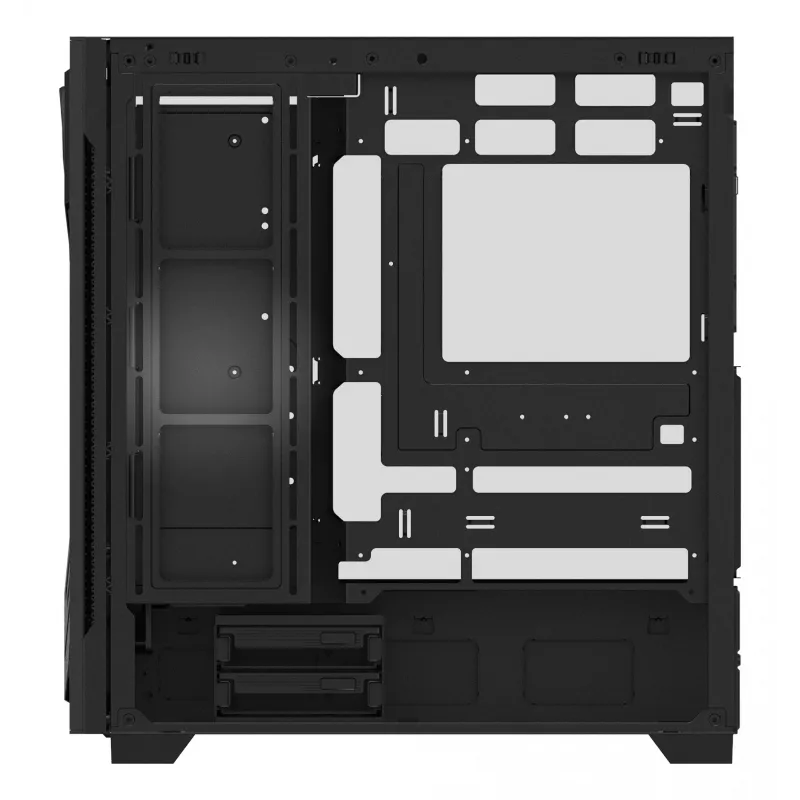 XPG STARKER AIR BTF Mid-Tower Black, Midi Tower, PC, Black, ATX, EATX, micro ATX, Mini-ITX, SPCC, Tempered glass, Gaming