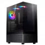 XPG INVADER X MINI KOMPAKTS VIDĒJĀ TORŅA KORPUSS Melns, Midi Tower, PC, Melns, ATX, micro ATX, Mini-ITX, SPCC, 16.6 cm