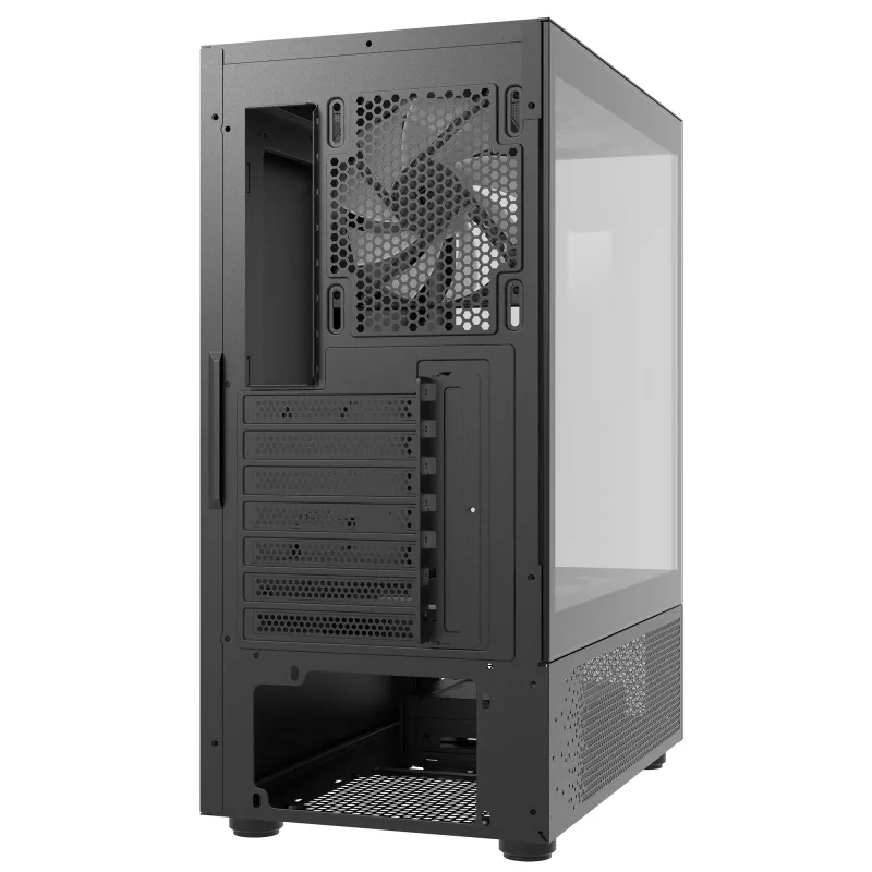 XPG INVADER X MINI KOMPAKTS VIDĒJĀ TORŅA KORPUSS Melns, Midi Tower, PC, Melns, ATX, micro ATX, Mini-ITX, SPCC, 16.6 cm