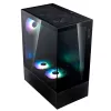 XPG INVADER X MINI KOMPAKTS VIDĒJĀ TORŅA KORPUSS Melns, Midi Tower, PC, Melns, ATX, micro ATX, Mini-ITX, SPCC, 16.6 cm