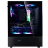 XPG INVADER X MINI KOMPAKTS VIDĒJĀ TORŅA KORPUSS Melns, Midi Tower, PC, Melns, ATX, micro ATX, Mini-ITX, SPCC, 16.6 cm