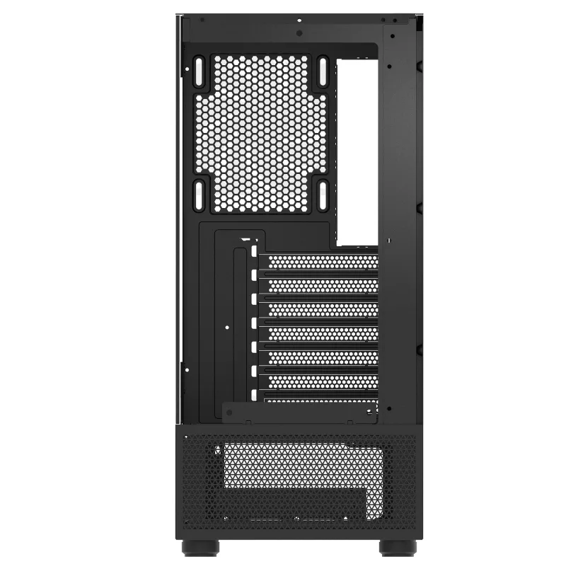 XPG INVADER X MINI KOMPAKTS VIDĒJĀ TORŅA KORPUSS Melns, Midi Tower, PC, Melns, ATX, micro ATX, Mini-ITX, SPCC, 16.6 cm