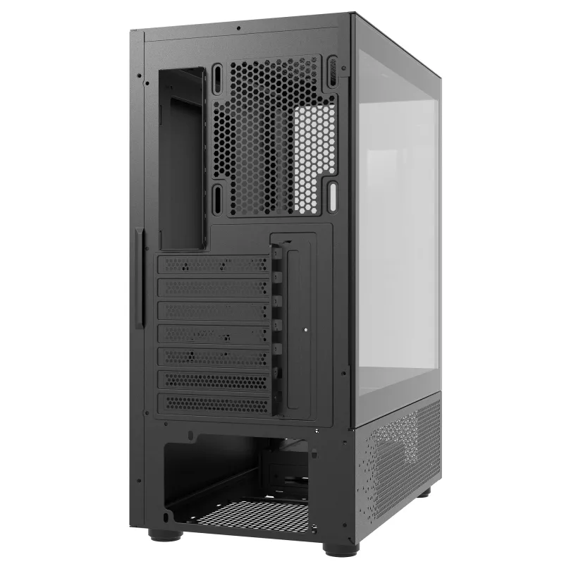 XPG INVADER X MINI KOMPAKTS VIDĒJĀ TORŅA KORPUSS Melns, Midi Tower, PC, Melns, ATX, micro ATX, Mini-ITX, SPCC, 16.6 cm
