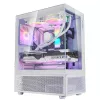 XPG INVADER X MINI KOMPAKTAIS MID-TOWER KORPUSS balta, Midi Tower, PC, Balts, ATX, micro ATX, Mini-ITX, SPCC, 16,6 cm