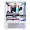 XPG INVADER X MINI KOMPAKTAIS MID-TOWER KORPUSS balta, Midi Tower, PC, Balts, ATX, micro ATX, Mini-ITX, SPCC, 16,6 cm