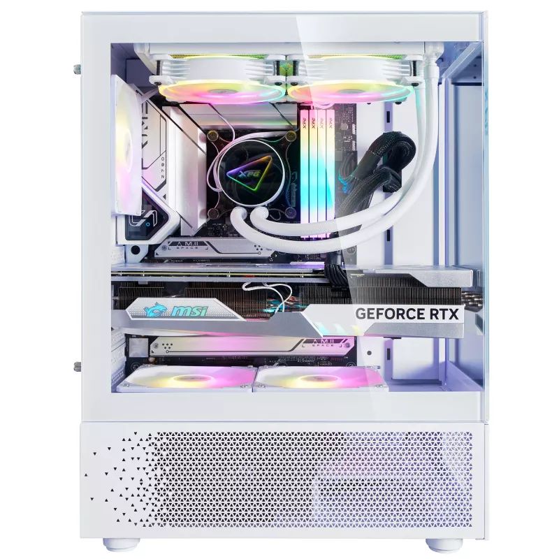 XPG INVADER X MINI KOMPAKTAIS MID-TOWER KORPUSS balta, Midi Tower, PC, Balts, ATX, micro ATX, Mini-ITX, SPCC, 16,6 cm