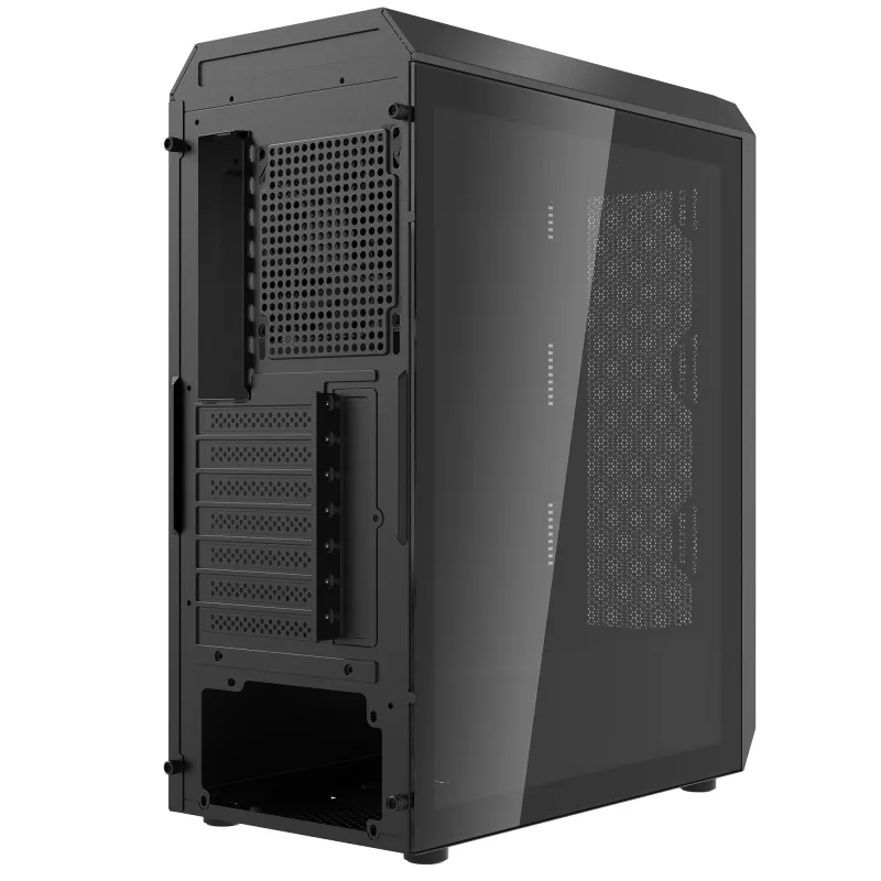 XPG VALOR AIR PLUS MID-TOWER-Case Black, Midi Tower, PC, Black, ATX, micro ATX, Mini-ITX, SPCC, 16 cm