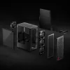 XPG VALOR AIR Mid-Tower Black, Midi Tower, PC, Melns, ATX, micro ATX, Mini-ATX, Oglekļa tērauds, Rūdīts stikls, 16.6 cm