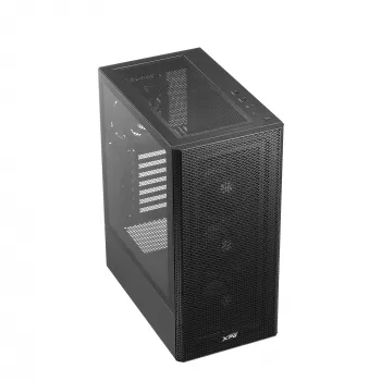 XPG VALOR MESH Melns vidējais tornis, Midi Tower, PC, Melns, ATX, micro ATX, Mini-ITX, 16,6 cm, 33,5 cm