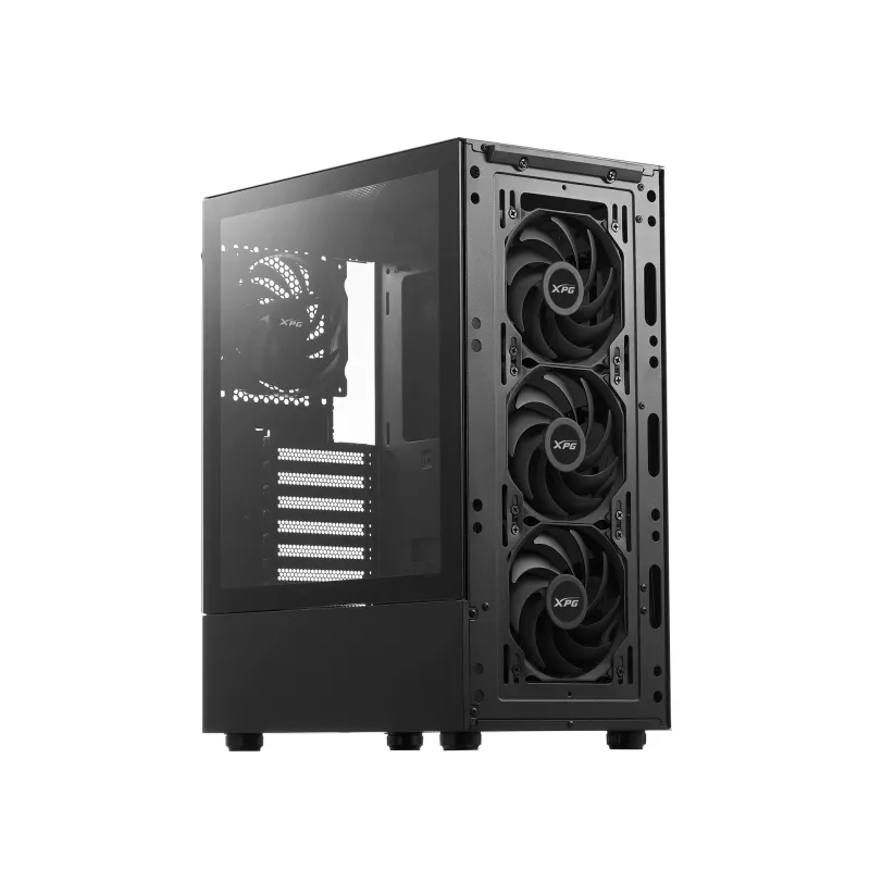 XPG VALOR MESH Melns vidējais tornis, Midi Tower, PC, Melns, ATX, micro ATX, Mini-ITX, 16,6 cm, 33,5 cm