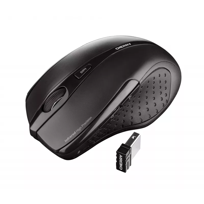 CHERRY MW 3000 Bezvadu pele, melna, USB