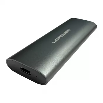 LC-POWER M.2 SSD korpuss (NVMe un SATA), USB 3.2 Gen.2x1, melns - LC-M2-C-MULTI-2