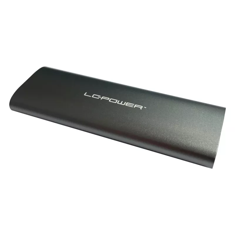 LC-POWER M.2 SSD korpuss (NVMe un SATA), USB 3.2 Gen.2x1, melns - LC-M2-C-MULTI-2