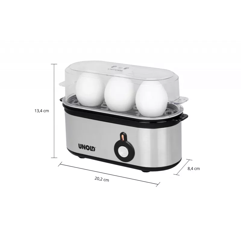 Unold 38610 olu vārītājs 3 olas 210 W Nerūsējošais tērauds