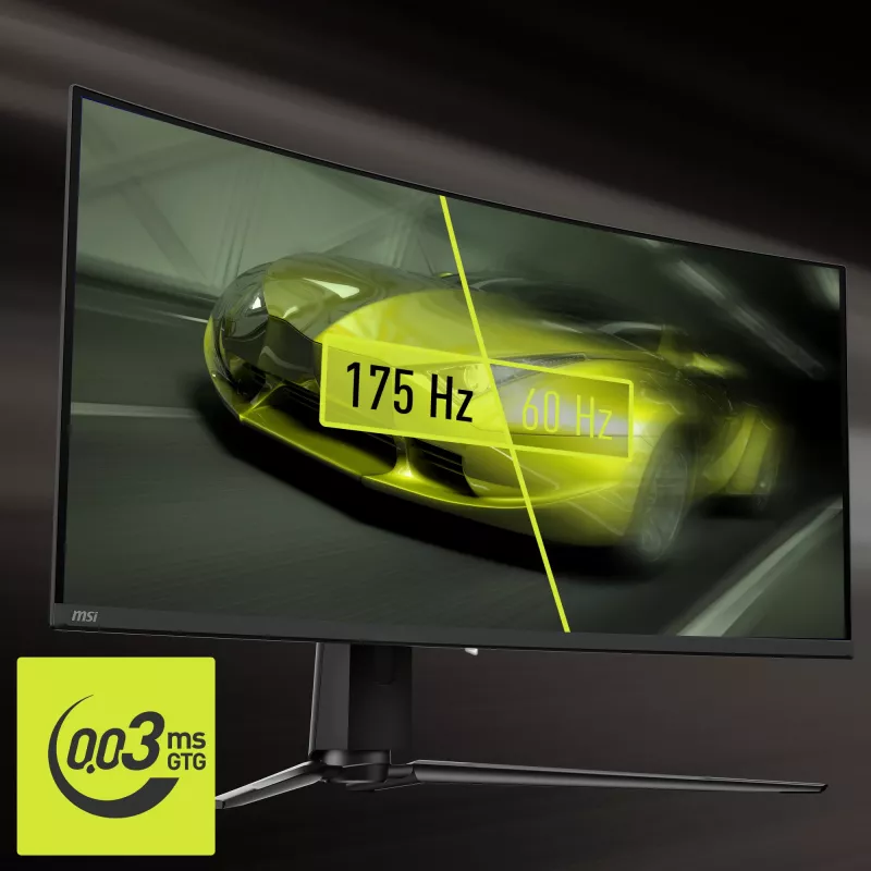 MSI MAG 341CQPDE QD-OLED datora monitors 86,4 cm (34 colli) 3440 x 1440 pikseļi UltraWide Quad HD Melns