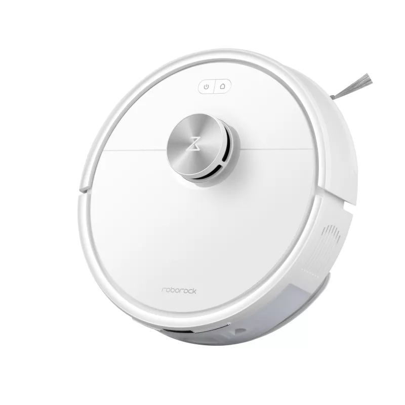 Robot vacuum Roborock Q7 TF+ — bez maisiņa, LiDAR navigācija, mitrā slaucīšana, automātiskā bāzes stacija (uzlāde un putekļu savākšana), balta