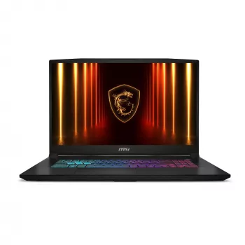 MSI Katana 17 HX B14WGK-065 Intel® Core™ i7 i7-14650HX klēpjdators 43,9 cm (17,3 collu) Full HD 16 GB DDR5-SDRAM 1 TB SSD NVIDIA GeForce RTX 5070 Wi-Fi 6E (802.11ax) Windows 11 Home Melns