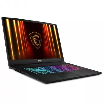 MSI Katana 17 HX B14WGK-065 Intel® Core™ i7 i7-14650HX klēpjdators 43,9 cm (17,3 collu) Full HD 16 GB DDR5-SDRAM 1 TB SSD NVIDIA GeForce RTX 5070 Wi-Fi 6E (802.11ax) Windows 11 Home Melns