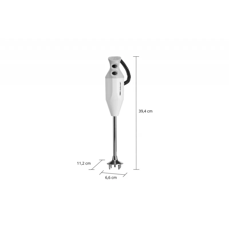 ESGE P 200 Profi, Iegremdējamais blenderis, 1.5 m, 200 W, Pelēks, Nerūsējošais tērauds, Balta